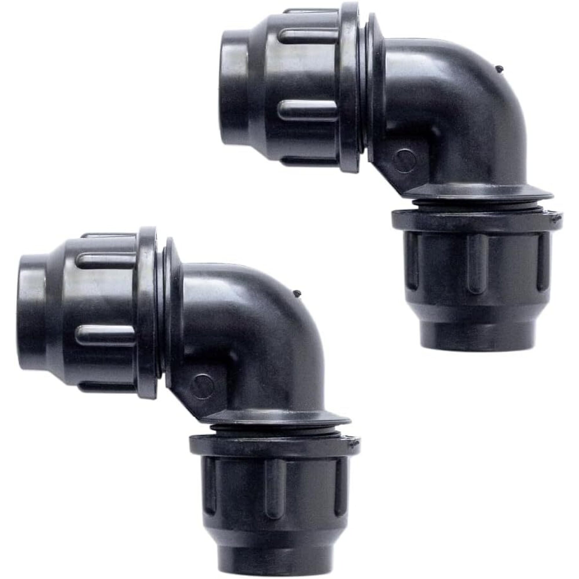 RentACoop, DIY S.N.A.P Glueless Elbow Connector - 2 Pack for 1/2" schedule 40 PVC pipe, Model# NG-ELBW-2PAK